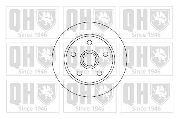 QUINTON HAZELL Тормозной диск BDC3764